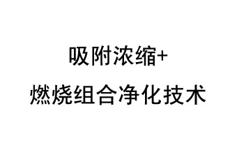 吸附濃縮+燃燒組合凈化技術